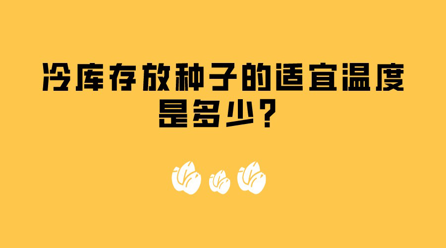 冷庫存放種子的適宜溫度是多少？